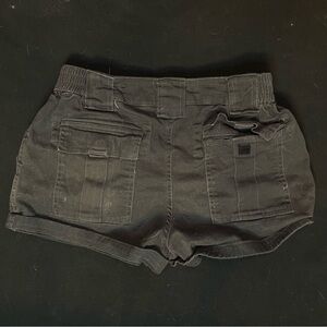 Women's Black Cargo Shorts